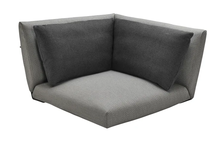R�ckenlehne SOLPURI �BOXX Topmodul Ecke V2� anthrazit inkl. Kissen